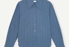 Dara Shirt - Blue Pinstripe